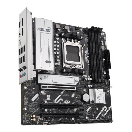 ASUS Prime B840M-A WiFi-CSM AMD AM5 B840 mATX Motherboard, Advanced AI Ready, DDR5, PCIe 4.0 Ready, 3xM.2 Slots, Wi-Fi 6E, 2.5Gb LAN, DisplayPort, HDMI, USB 5Gbps Type-C, BIOS Flashback, Aura Sync | 90MB1J20-M0EAY0 – Buy Online
