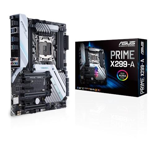 ASUS Prime X299-A II Intel ATX Motherboard, LGA 2066 for Intel Core X-series processors, with AI Overclocking, 12 IR3555 power stages, DDR4 4266 MHz, Triple M.2, USB 3.2 Gen 2 Type-C and Aura Sync RGB lighting | 90MB11F0-M0EAY0 – Buy Online