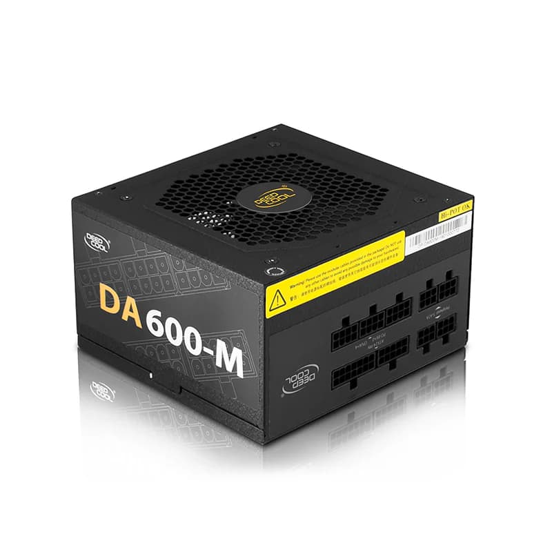 DEEPCOOL DEEPCOOL DA 600-M  80 PLUS BRONZE FULL MODULAR  600W POWER SUPPLY  PN-DP-BZ-DA600-MFM  6933412798583 - product view 3 of 5