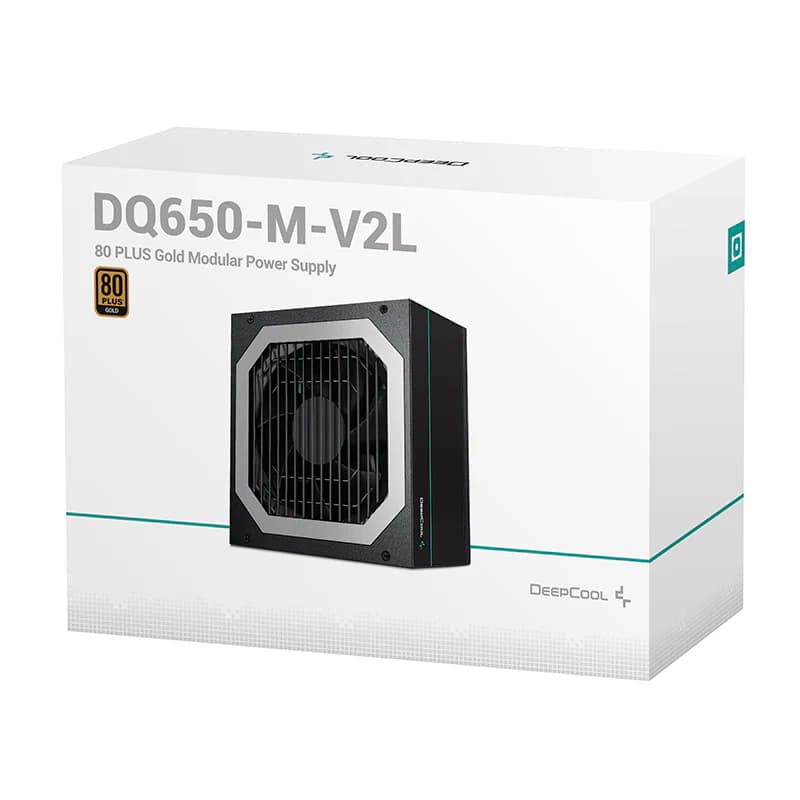 DEEPCOOL DEEPCOOL DQ650-M-V2L 80 PLUS GOLD FULL MODULAR 650W POWER SUPPLY PN-GD-DQ650-M-V2L 6933412798910 - product view 3 of 6