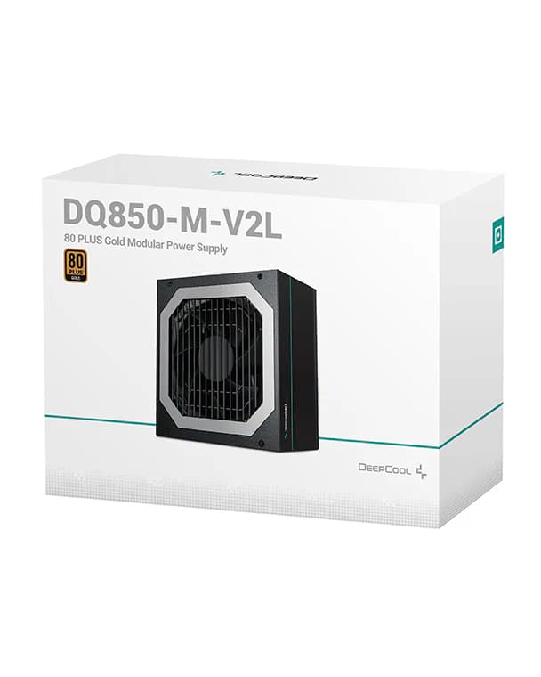 DEEPCOOL DEEPCOOL DQ850-M-V2L 80 PLUS GOLD FULL MODULAR 850W POWER SUPPLY  JAPANEES CAPASITORS LLC RESONANT FULL BRIDGE6933412798934 - product view 2 of 6