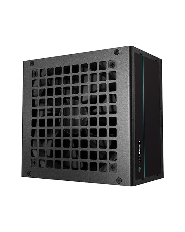 DEEPCOOL Deepcool PF500 500 Watts Power Supply Unit, 120mm Fan Size, Active PFC + Double Tube Forward, Hypro Bearing, 80 Plus Standard, 100-500ms Good Signal | R-PF500D-HA0B-UK - product view 3 of 6