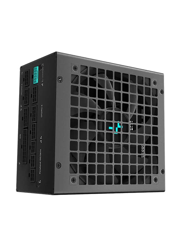 DEEPCOOL Deepcool PX850G ATX Power Supply, ATX12V V3.0 Type, 850 Watts, 80 Plus Gold, Active PFC + Half Bridge SRC LLC + DC to DC, 135mm Fan Size, FDB Fan Bearing, Black | R-PX850G-FC0B-UK - product view 2 of 6