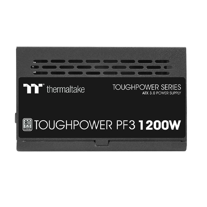 Thermaltake Thermaltake Toughpower PF3 Platinum Full Modular Power Supply, 1200W Output Capacity, Compact Design, PCIe Gen 5.0 Ready, Active PFC, Black | PS-TPD-1200FNFAPK-3 - product view 2 of 5