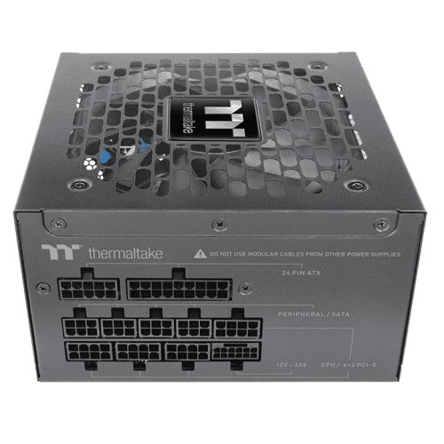 Thermaltake Thermaltake TOUGHPOWER GT 850W Fully Modular Power Supply (PSU), ATX 3.1, 12V-2x6 connector, 80 PLUS Gold, Black | PS-TPT-0850FNFAGK-3 - product view 2 of 6