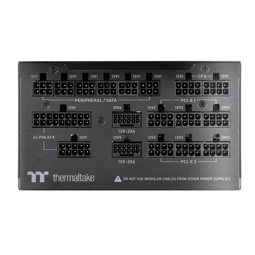 Thermaltake Thermaltake Toughpower TF3 1650W Fully Modular Power Supply (PSU), 80 PLUS Titanium, ATX 3.1 & PCIe 5.1 Ready, Dual 12V-2x6 (600W) Connectors | PS-TPD-1650FNFATK-1 - product view 3 of 6