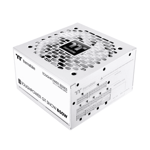 Thermaltake TOUGHPOWER GT Snow 850W Fully Modular Power Supply (PSU), 80 PLUS Gold, ATX 3.1 & PCIe 5.0 Ready, 12V-2x6 Connector | PS-TPT-0850FNFAGK-W – Buy Online