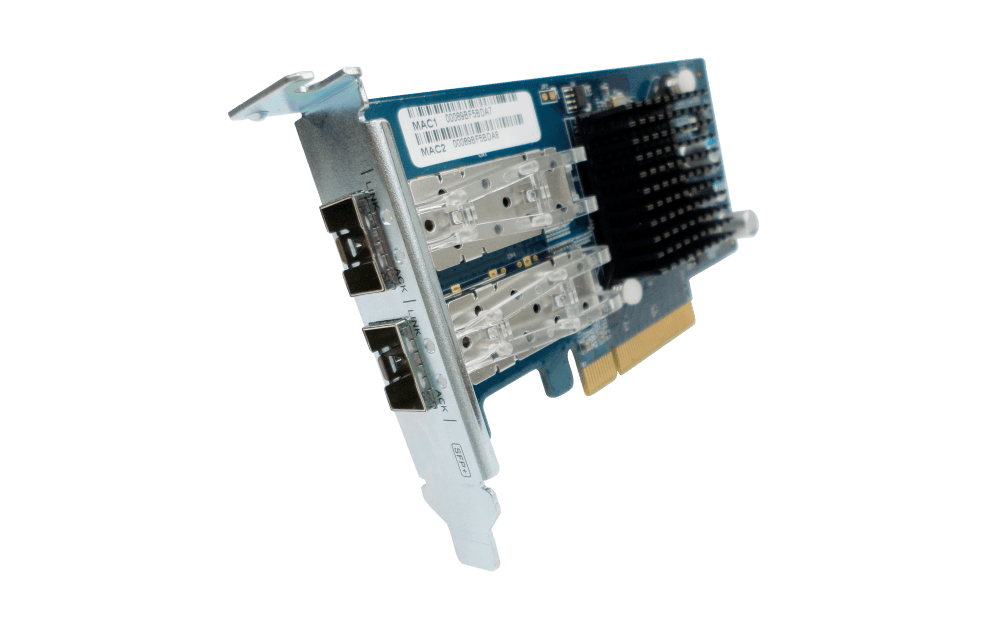QNAP QNAP LAN-10G2SF-MLX Dual-port 10 GbE network expansion card, NVIDIA Mellanox ConnectX-3 Pro EN, PCIe Gen3 x8, SFP+ Connector| LAN-10G2SF-MLX - product view 2 of 2