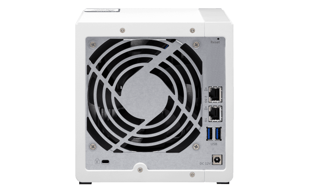 QNAP QNAP  TS-431P3-2GB Quad-core 1.7GHz NAS with 2.5GbE and Feature-rich Applications for Home & Office, 4x 3.5-inch SATA 6Gb/s, 3Gb/s, 2GB SODIMM DDR3, 32-bit ARM | TS-431P3 - product view 1 of 5