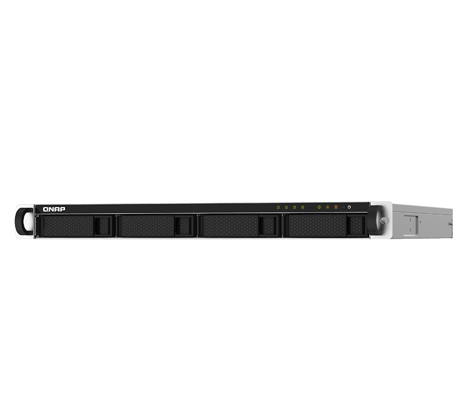 QNAP QNAP TS-432PXU-RP-2G (1.7GHZ/2GB RAM/4X SATA/2X 2.5GBE/2X 10GBE SFP +/4X USB 3.2/2X POWER SUPPLY) - product view 1 of 6