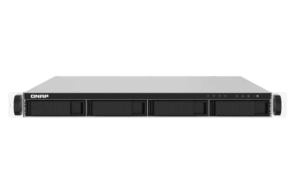 QNAP QNAP TS-432PXU-RP-2G (1.7GHZ/2GB RAM/4X SATA/2X 2.5GBE/2X 10GBE SFP +/4X USB 3.2/2X POWER SUPPLY) - product view 2 of 6