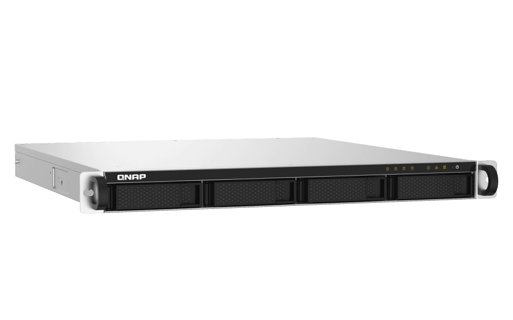 QNAP QNAP TS-432PXU-RP-2G (1.7GHZ/2GB RAM/4X SATA/2X 2.5GBE/2X 10GBE SFP +/4X USB 3.2/2X POWER SUPPLY) - product view 3 of 6
