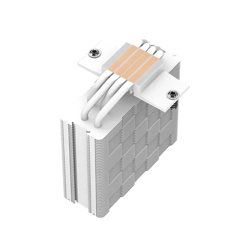 DEEPCOOL DeepCool AG400 WH ARGB Single Tower 120mm CPU Cooler, 2000 RPM Fan Speed, 75.89 CFM Airflow, ARGB LED, 3.36W Power, 31.6 DB(A) Fan Noise, LGA1700/1200/AM5/AM4 White | R-AG400-WHANMC-G-2 - product view 3 of 5