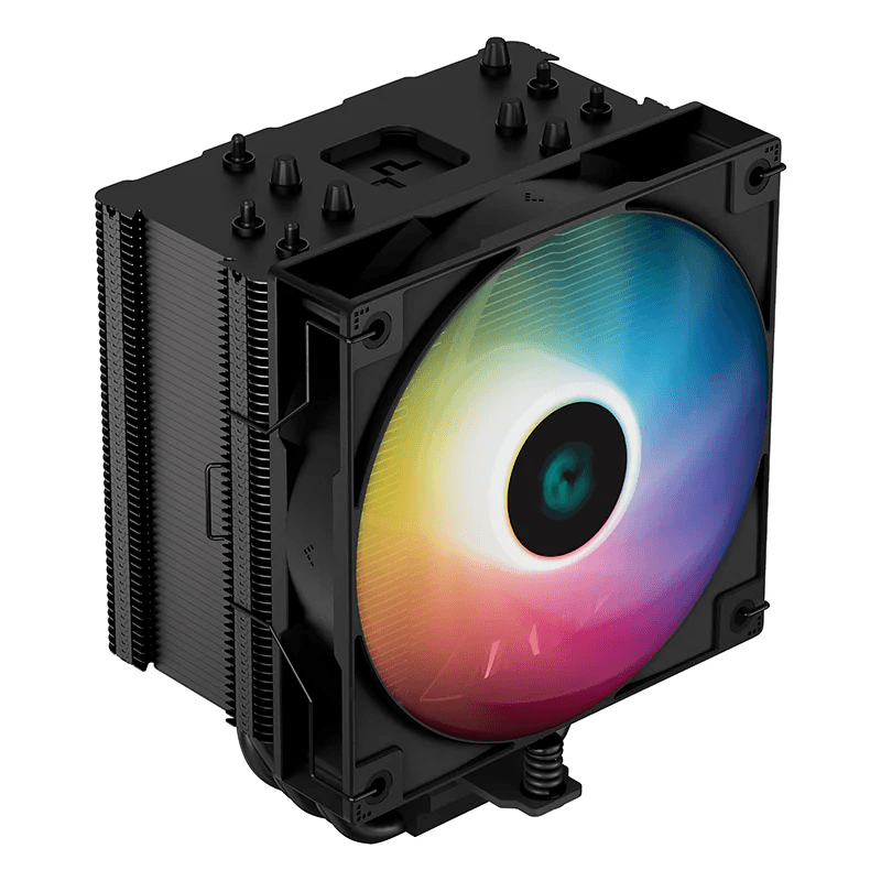 DeepCool AG500 BK ARGB Single-Tower CPU cooler, 125mm, 300~1850 RPM10%, 4-pin PWM, Hydro Bearing, Addressable RGB LED | R-AG500-BKANMN-G-1 – Buy Online