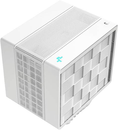 DeepCool Assassin 4S CPU Cooler, 140mm True FDB Fan, 7x 6mm Heatpipes, 1800 RPM Fan Speed, 61.25 CFM Airflow, 6-Pole Fan Motor, 4-pin PWM Connector, 164mm Height, White | R-ASN4S-WHGPMN-G - product view 1 of 7