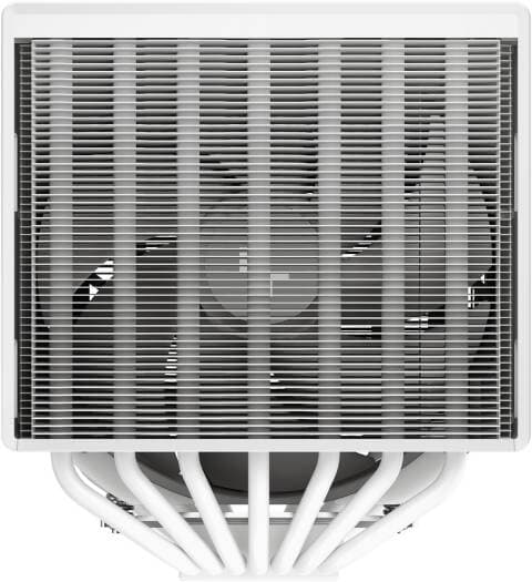 DeepCool Assassin 4S CPU Cooler, 140mm True FDB Fan, 7x 6mm Heatpipes, 1800 RPM Fan Speed, 61.25 CFM Airflow, 6-Pole Fan Motor, 4-pin PWM Connector, 164mm Height, White | R-ASN4S-WHGPMN-G - product view 2 of 7