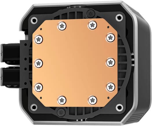 DEEPCOOL DeepCool Mystique 240 Liquid CPU Cooler, 2.8" TFT LCD Screen, 240mm Radiator, 120mm Fan Size, 2150 RPM Fan Speed, 72.45 CFM Fan Airflow, 3400 RPM Pump Speed, FDB Fan, Black | R-LX550-BKDSNC-G-1 - product view 2 of 4