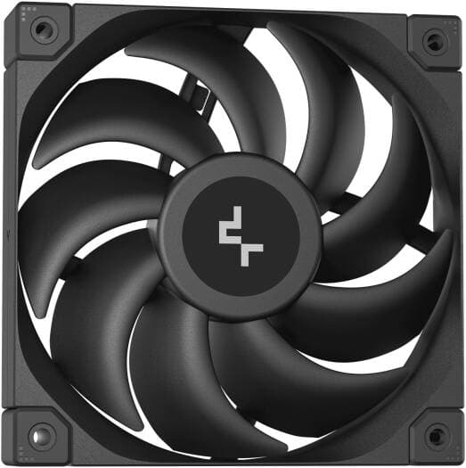 DEEPCOOL DeepCool Mystique 240 Liquid CPU Cooler, 2.8" TFT LCD Screen, 240mm Radiator, 120mm Fan Size, 2150 RPM Fan Speed, 72.45 CFM Fan Airflow, 3400 RPM Pump Speed, FDB Fan, Black | R-LX550-BKDSNC-G-1 - product view 3 of 4