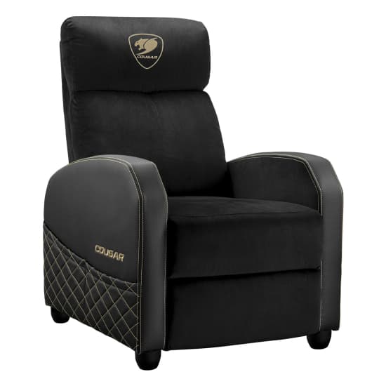 Cougar COUGAR Ranger Elite Gaming Sofa, Breathable Velvet Fabric, Side pocket for starage, Foldable Footrest and Reclining Backrest | 3MRAEGLB.0001 - product view 2 of 9