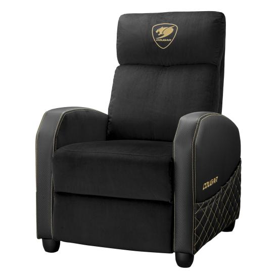 COUGAR Ranger Elite Gaming Sofa, Breathable Velvet Fabric, Side pocket for starage, Foldable Footrest and Reclining Backrest | 3MRAEGLB.0001 – Buy Online