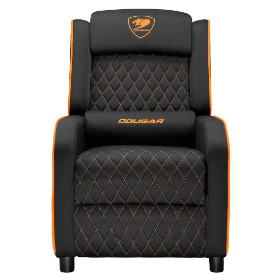 Cougar COUGAR Ranger One Gaming Sofa, Breathable Woven Fabric, Side Pocket, Headrest and Lumbar Pillow, Adjustable Design, Black | 3MRAOORB.0001 - product view 1 of 8