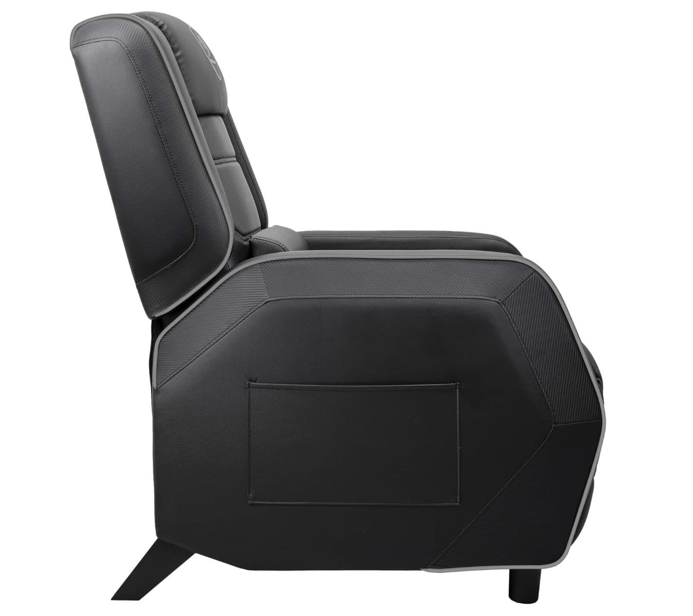 COUGAR Ranger S Black Gaming Sofa, Adjustable Design, High-quality breathable PVC leather, Side storage pocket, Headrest and lumbar pillow, Black | 3MRGSBLB.0001 - product view 3 of 8