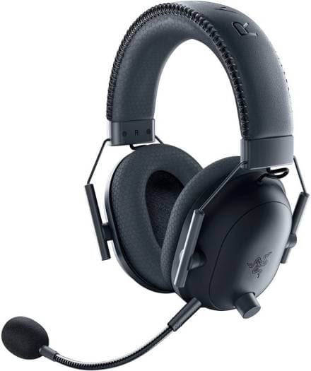 RAZER Razer BlackShark V2 Pro 2023 Edition Gaming Headphones, TriForce Titanium 50mm Drivers, Unidirectional Pick-Up Pattern, THX Spatial Audio, 2.4GHz & BT5.2 Connectivity, Black | RZ04-04530100-R3M1 - product view 1 of 6