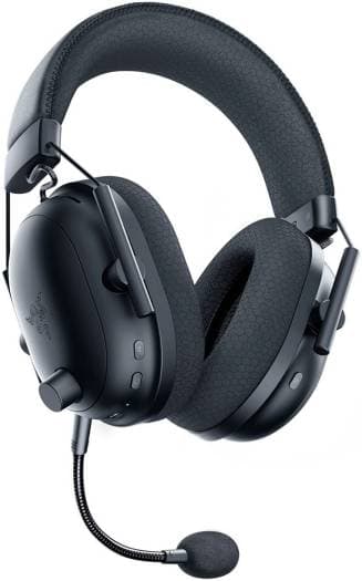 RAZER Razer BlackShark V2 Pro 2023 Edition Gaming Headphones, TriForce Titanium 50mm Drivers, Unidirectional Pick-Up Pattern, THX Spatial Audio, 2.4GHz & BT5.2 Connectivity, Black | RZ04-04530100-R3M1 - product view 3 of 6