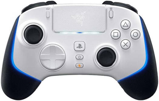 RAZER Razer Wolverine V2 Pro Wireless Gaming Controller for PlayStation 5/PC, Mecha-Tactile Action Buttons, 8-Way Microswitch D-Pad, HyperTrigger, 6 Remapable Buttons, Chroma RGB, White | RZ06-04710200-R3G1 - product view 1 of 7