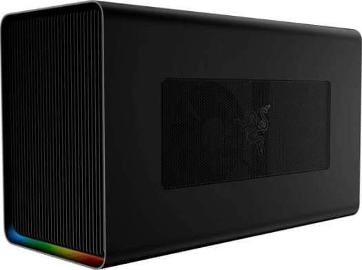 RAZER Razer Core X Chroma RGB eGPU Performance, Thunderbolt 3, PCIe 3.0 x16, eGPU External Graphics Enclosure, 3-Slot NVIDIA/AMD, 700W, PC/Mac, Graphics Enclosure | RC21-01430100-R3U1 / RC21-01430100-R3W1 - product view 2 of 4