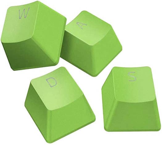 RAZER Razer PBT Keycap Upgrade Set, Doubleshot Molding With Ultra-Thin Font, Fits All Mechanical and Optical Keyboards, US and UK Layout, Green | RC21-01490400-R3M1 - product view 2 of 4