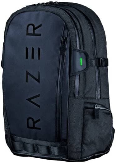 RAZER Razer Rogue 38.1 cm (15"), Waterproof, Molle Webbing, Chromatic Wordmark, Compact Travel Backpack - BLACK | RC81-03640101-0000 - product view 1 of 4