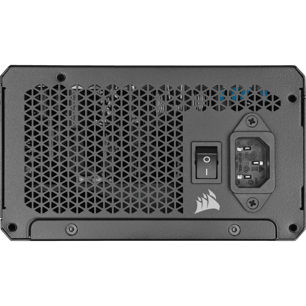 Corsair Corsair RM1200x Shift Fully Modular ATX Power Supply, 1200W Power, 80 Plus Gold, Modular Side Interface, ATX 3.0 & PCIe 5.0 Compliant, Zero RPM Fan Mode, 105??C-Rated Capacitors, Black | CP-9020254-UK - product view 3 of 8