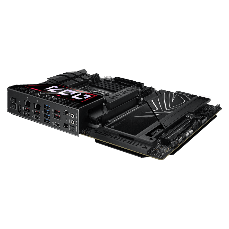ASUS ROG MAXIMUS Z890 HERO LGA1851 ATX Motherboard, 4x DIMM slots, max. 192GB, DDR5, 6x M.2 slots and 4x SATA 6Gb/s, PCIe 5.0, Wi-Fi 7 & BT | 90MB1ID0-M0EAY0 thumbnail 10