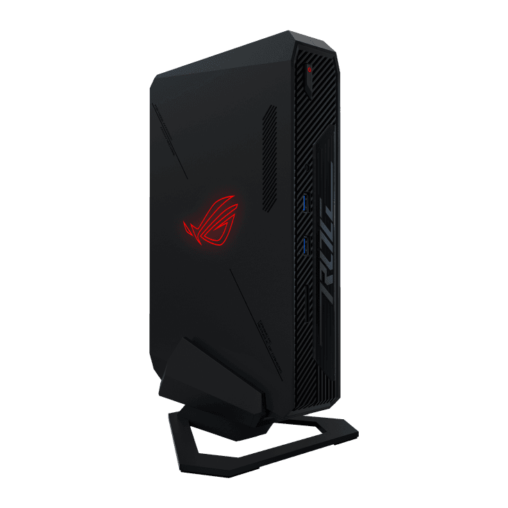 Asus ASUS ROG NUC 760 Mini Gaming PC, Intel Core Ultra 7 155H, NVIDIA GeForce RTX 4060 8GB, 16 GB (8x2) DDR5 5600MHz RAM, 1x 512GB M.2 Gen4x4 SSD, 3 x M.2 2280 PCIe Gen4x4 slots available, Intel Killer Wi-Fi 6E + BT 5.3, 2.6 Kg | 90AS0051-M00050 - product view 1 of 7