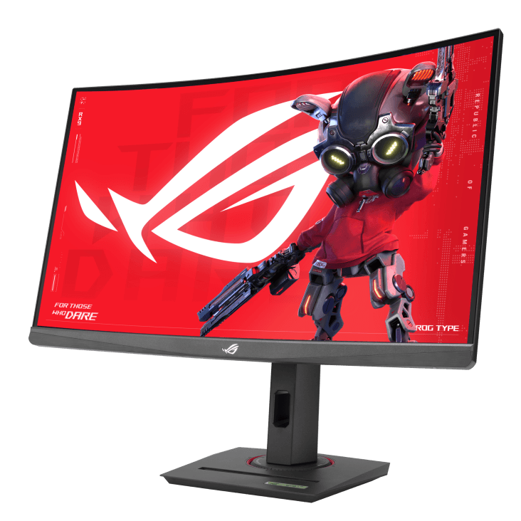 Asus ASUS ROG Strix XG27WCMS USB Type-C Gaming Monitor, 27-inch 2560x1440, Curved, 280Hz (Overclock), 1ms (GTG), Extreme Low Motion Blur Sync, USB Type-C, FreeSync Premium, DisplayWidget Center, HDR | 90LM09Y1-B01370 - product view 3 of 6