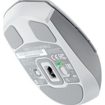 RAZER Razer Pro Click Mini Portable Wireless Mouse, Hyper Scroll Technology, Ambidextrous, 12000 Dpi, Optical Sensor, HyperSpeed 2.4GHz, Bluetooth, White | RZ01-03990100-R3G1 - product view 1 of 4