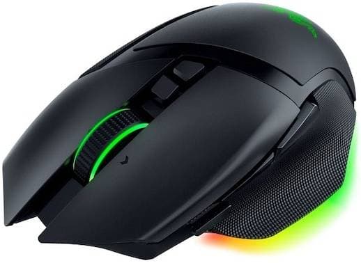 RAZER Razer Basilisk V3 Pro USB Wireless Optical Gaming Mouse, 30K DPI Optical Sensor, Chroma RGB Lighting, HyperScroll Tilt Wheel, 750 IPS Speed, 11 Programmable Buttons, Black | RZ01-04620100-R3G1 - product view 1 of 5