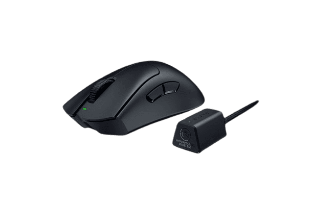 RAZER Razer DeathAdder V3 Pro 8000 Hz Ultra-lightweight Wireless Ergonomic Esports Mouse, 30000 (DPI), 750 (Max IPS), 90-million Clicks, smooth-Touch, Black | RZ01-04630300-R3WL - product view 3 of 5