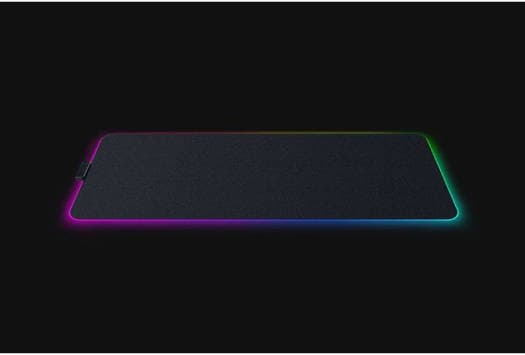 RAZER Razer Strider Chroma Hybrid Mouse Mat, 19 Chroma RGB Lighting Zones, Warp and Water Resistant, Anti Slip Base, 4mm Thickness, 900L x W370 mm Dimension, Black | RZ02-04490100-R3M1 - product view 1 of 4