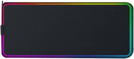 RAZER Razer Strider Chroma Hybrid Mouse Mat, 19 Chroma RGB Lighting Zones, Warp and Water Resistant, Anti Slip Base, 4mm Thickness, 900L x W370 mm Dimension, Black | RZ02-04490100-R3M1 - product view 2 of 4