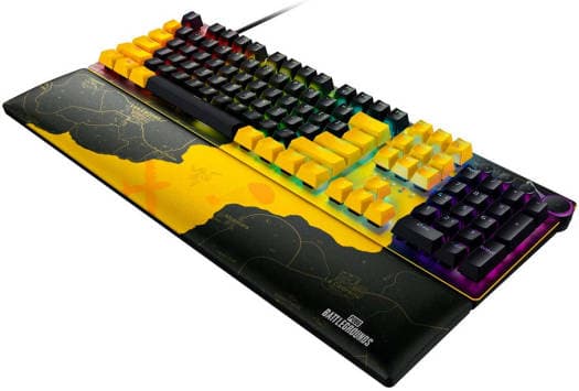 RAZER Razer Huntsman V2 Optical Gaming Keyboard PUBG Battleground Edition, Fastest Clicky Optical Red Switches w/Quick Keystrokes, 8000Hz Polling, Media Keys & Dial, US-Layout, Black | ???RZ03-03932300-R3M1 - product view 3 of 4