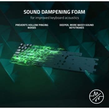 RAZER Razer Huntsman V2 Tenkeyless ESL Edition Keyboard, Linear Optical Red Switch Gen 2, Wired - Detachable USB-C, Doubleshot PBT Keycaps, RGB Lighting, US Layout | RZ03-03941700-R3M1 - product view 3 of 5