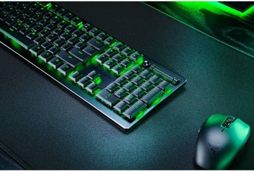 Razer DeathStalker V2 Pro Wireless Gaming Keyboard, Low Profile Optical Switches, Linear Red, N-Key Roll Over, 40H Battery Life, Chroma RGB Black | RZ03-04360100-R3M1 - product view 2 of 4