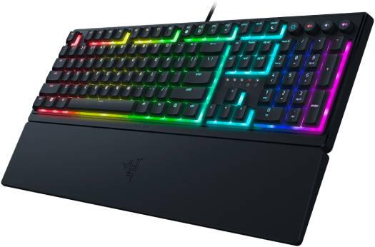 Razer Ornata V3 Low Profile Mecha-Membrane Wired Keyboard, UV Coated Keycaps, 10 RGB Lighting Zones, 1000 Hz Ultrapolling, Wrist Rest, Clicky Keystrokes, US English Layout, Black | RZ03-04460100-R3M1 – Buy Online