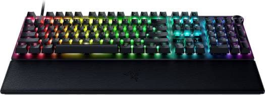 RAZER Razer Huntsman V3 Pro Mechanical Keyboard, Analog Optical Switch Gen-2, Firm Leatherette Wrist Rest, Doubleshot PBT Keycaps, Detachable Type-C Cable, ENG (US) Layout, Black | RZ03-04970100-R3M1 - product view 2 of 5