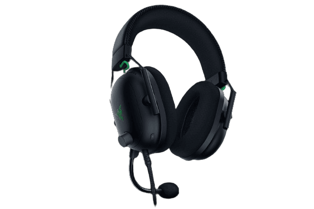 Razer BlackShark V2 Black Multi-platform wired esports headset, Triforce Titanium 50 mm Drivers, HyperClear Cardioid Mic With USB Sound Card, Foam Ear Cushions,  PC, Mac, PS4, Xbox One, and mobile devices | RZ04-03230100-R3M1 - product view 2 of 4