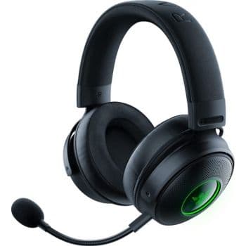 RAZER Razer Kraken V3 Pro Wireless Gaming Headset, With Haptic Technology, 50mm Drivers, THX Spatial Audio, 20 Hz-20 kHz Frequency Response, Oval Ear Cushions, Black | RZ04-03460100-R3M1 - product view 3 of 5