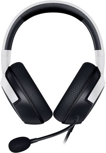 RAZER Razer Kaira X Wired Gaming Headset for PlayStation, TriForce 50mm Drivers, HyperClear Cardioid Mic, Flowknit Memory Foam Ear Cushions, Compatible with PC, Mac, Switch, Black/White | RZ04-03970700-R3G1 - product view 3 of 5