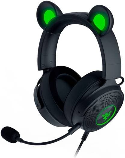 RAZER Razer Kraken Kitty V2 Pro Gaming Headphones, 50mm Razer TriForce Titanium, Passive Noise Cancellation, Unidirectional Pick-Up Pattern, USB Type-A Connectivity, Black | RZ04-04510100-R3M1 - product view 2 of 8